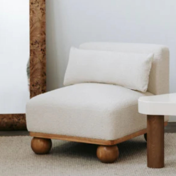 Kids Accent Bouclé Chair