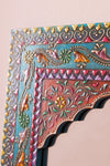 Jaipuri Handpanited and Handcarved Mirror Frame