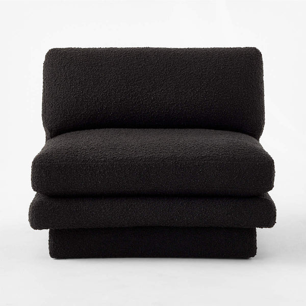 Contemporary Black Accent Chair: Elegance and Comfort Combined