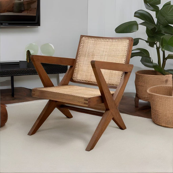 cane armchair
