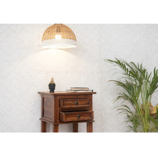 Modern Rajasthani Classy Senna Premium Solid Sheesham Wood Side Table