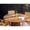 Classic Rattan Solid Sheesham Wood Round Dining Set With Chairs - 4 Seater, 6 Seater - All Sizes