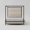 Abilene Sheesham Wood Upholstered Poster Bed