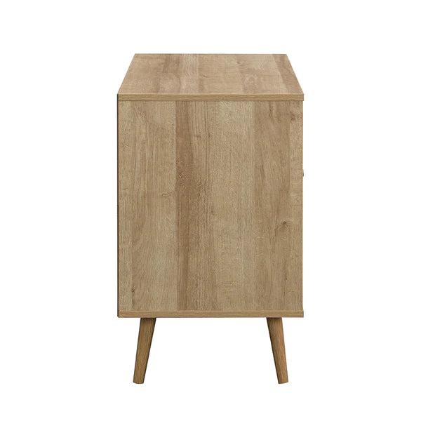 Achrol Rattan Wood Cabinet