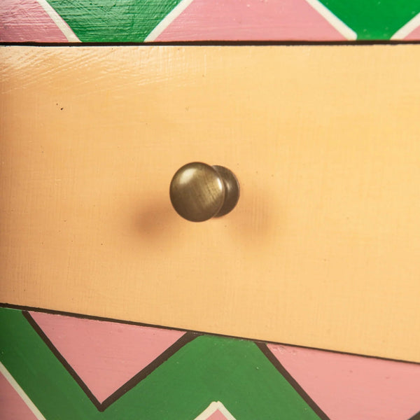 Ajmeri Hand Painted Cabinet