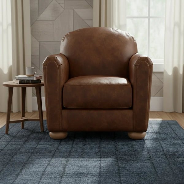 Albany Leather Accent Chair