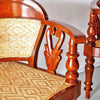 Albion Teakwood Corner Chair with Cane