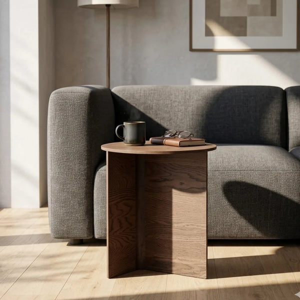 Alice Oak Wood End Table