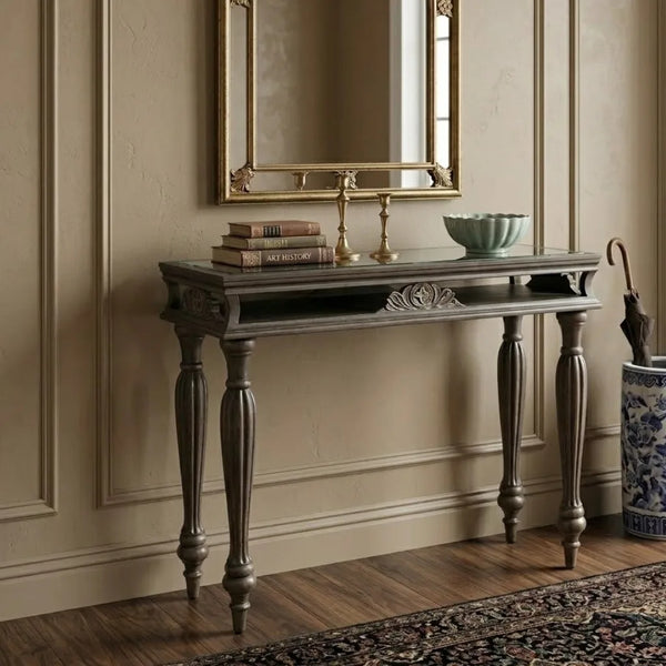 Alton Classic Sheesham Wood Modern Console table