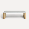 Ambato Solid Wood Fluted Coffee Table