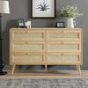Amsterdam Rattan Chest Of 6 Drawers