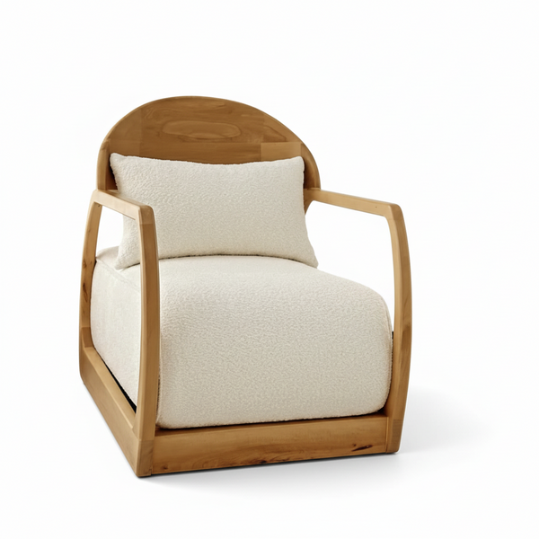 Anklet Solid Wood Accent Chair