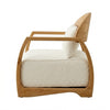 Anklet Solid Wood Accent Chair