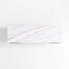Antalya Natural Oak Wood Desk With White Marble Top