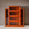 Traditional & Exquisite Teakwood Barrister Display Bookcase