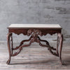 Classic Rosewood Centre Table With Carved Floral Design