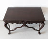 Classic Rosewood Centre Table With Carved Floral Design
