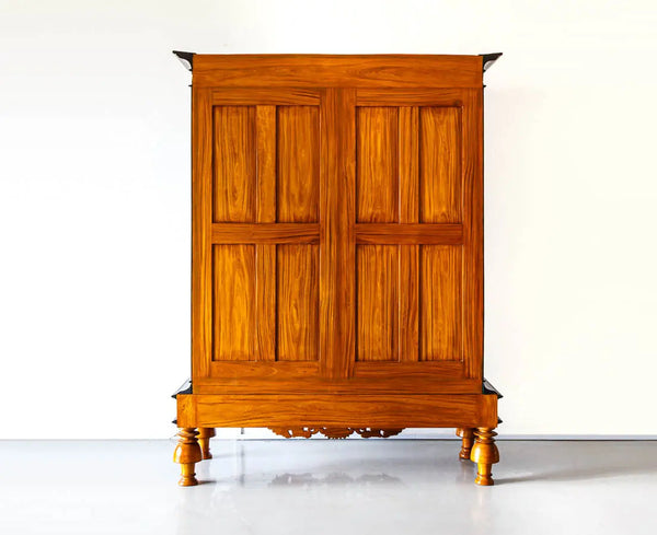 Traditional & Luxurious Teakwood Carved Cupboard