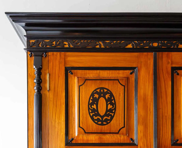Traditional & Luxurious Teakwood Carved Cupboard