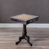 Traditional Classic Rosewood Chess Side Table