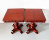 Traditional Pair of Luxurious Teakwood Side Table