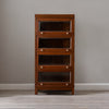 Traditional & Exquisite Teakwood Barrister Bookcase