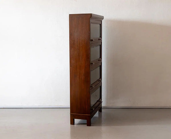 Traditional & Exquisite Teakwood Barrister Bookcase