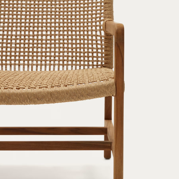 Aracaju Woven Teak Wood Chair
