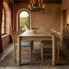 Arequipa Oak Wood Dining Table Set - 4 Seater, 6 Seater, 8 Seater - All Sizes