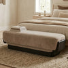 Arinsal Solid Wood Upholstered Bench