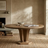Armagh Solid Wood 6 Seater Round Dining Table