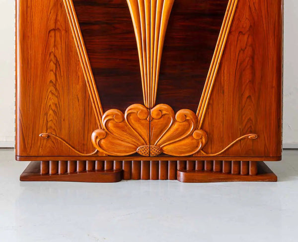 Traditional & Luxurious Teakwood Carved Cupboard