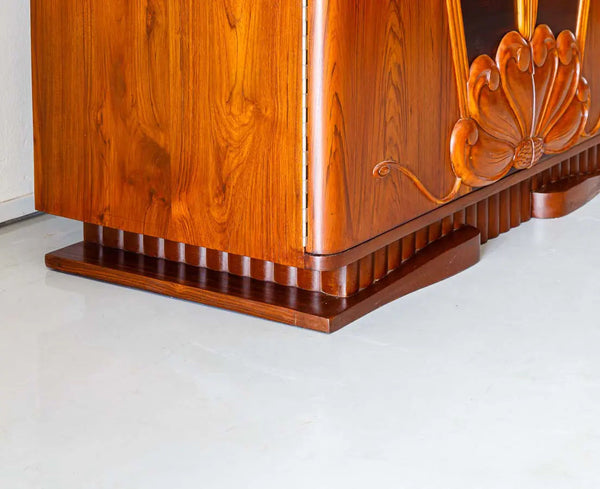 Traditional & Luxurious Teakwood Carved Cupboard