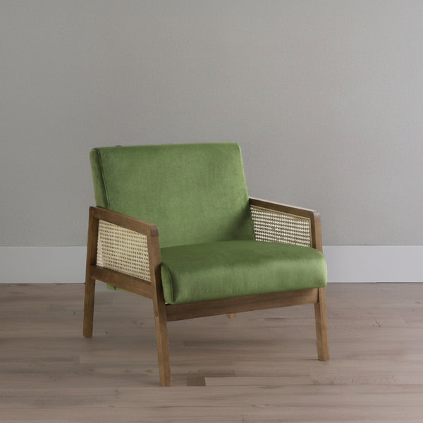 Ashgrove Solid Wood Rattan Arm Chair