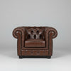leather 1 seater sofa, one seater sofa