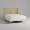 Aster Curved Headboard Rattan Bed- All Sizes