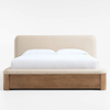 Astrakhan Platform Solid Wood Bed - All Sizes