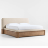 Astrakhan Platform Solid Wood Bed - All Sizes