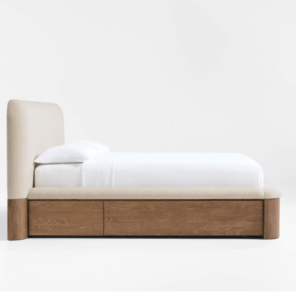 Astrakhan Platform Solid Wood Bed - All Sizes