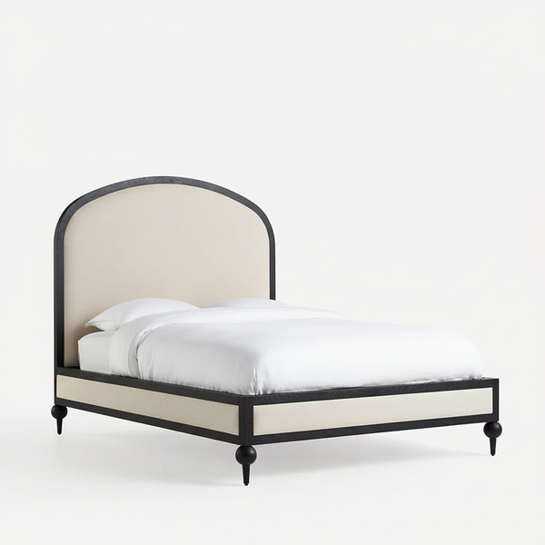 Athens Ash Wood Carved Bed – All Sizes
