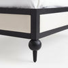 Athens Ash Wood Carved Bed – All Sizes