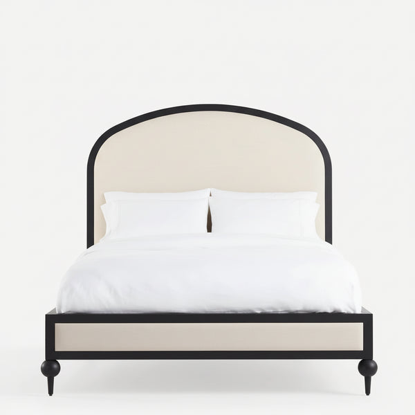 Athens Solid Wood Curved Bed – All Sizes