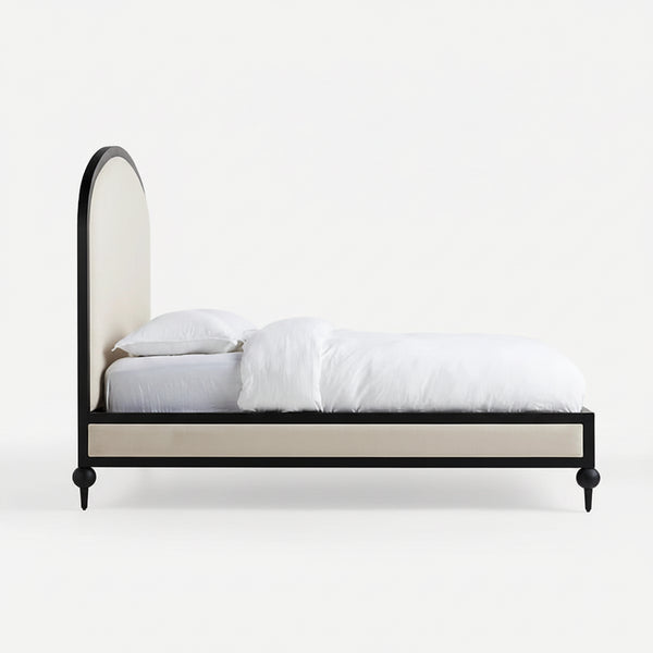 Athens Solid Wood Curved Bed – All Sizes