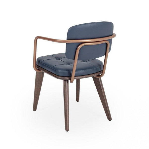 Atherton Sheesham Wood & Leather Arm Chair