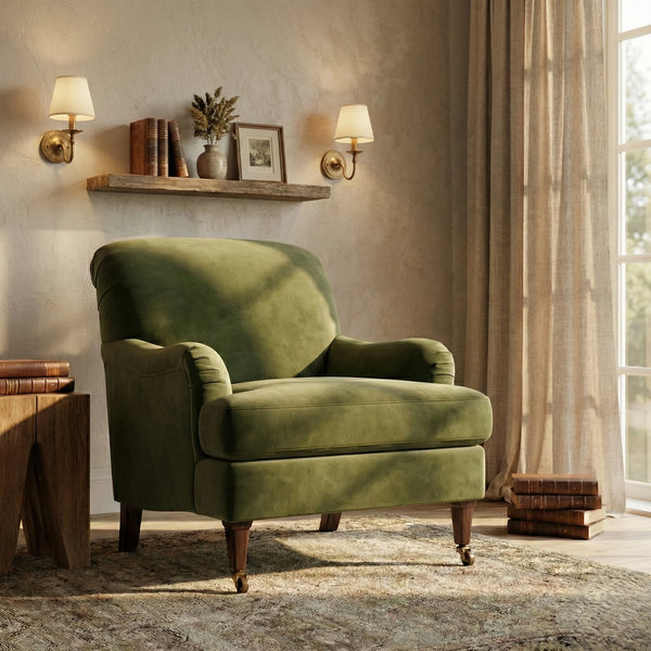 Aurelia Velvet Arm Chair