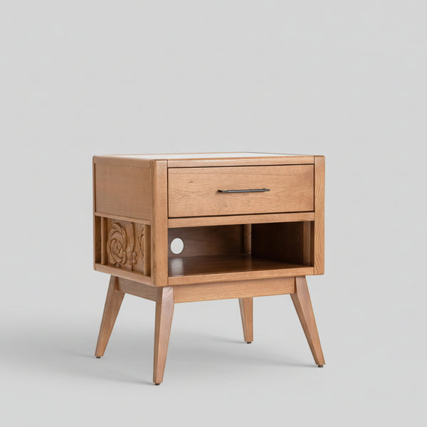 Azalea Solid Oak wood Nightstand