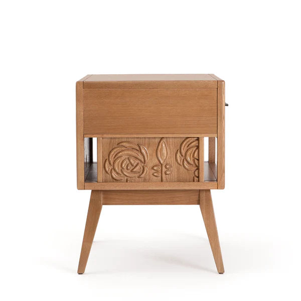 Azalea Solid Oak wood Nightstand