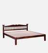 Jodha Sheesham Wood Bed In Provincial Teak Finish - All Sizes