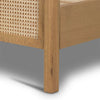 Berlin Solid Wood Rattan Cane Bed - All Sizes
