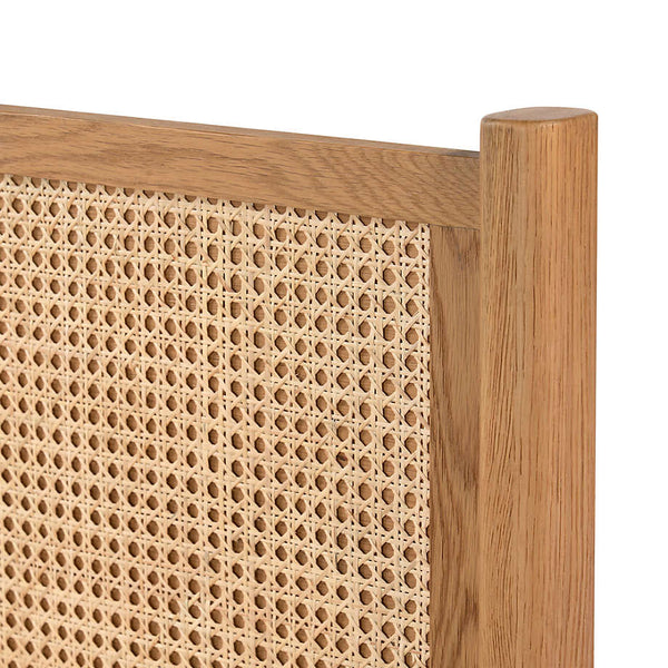 Berlin Solid Wood Rattan Cane Bed - All Sizes